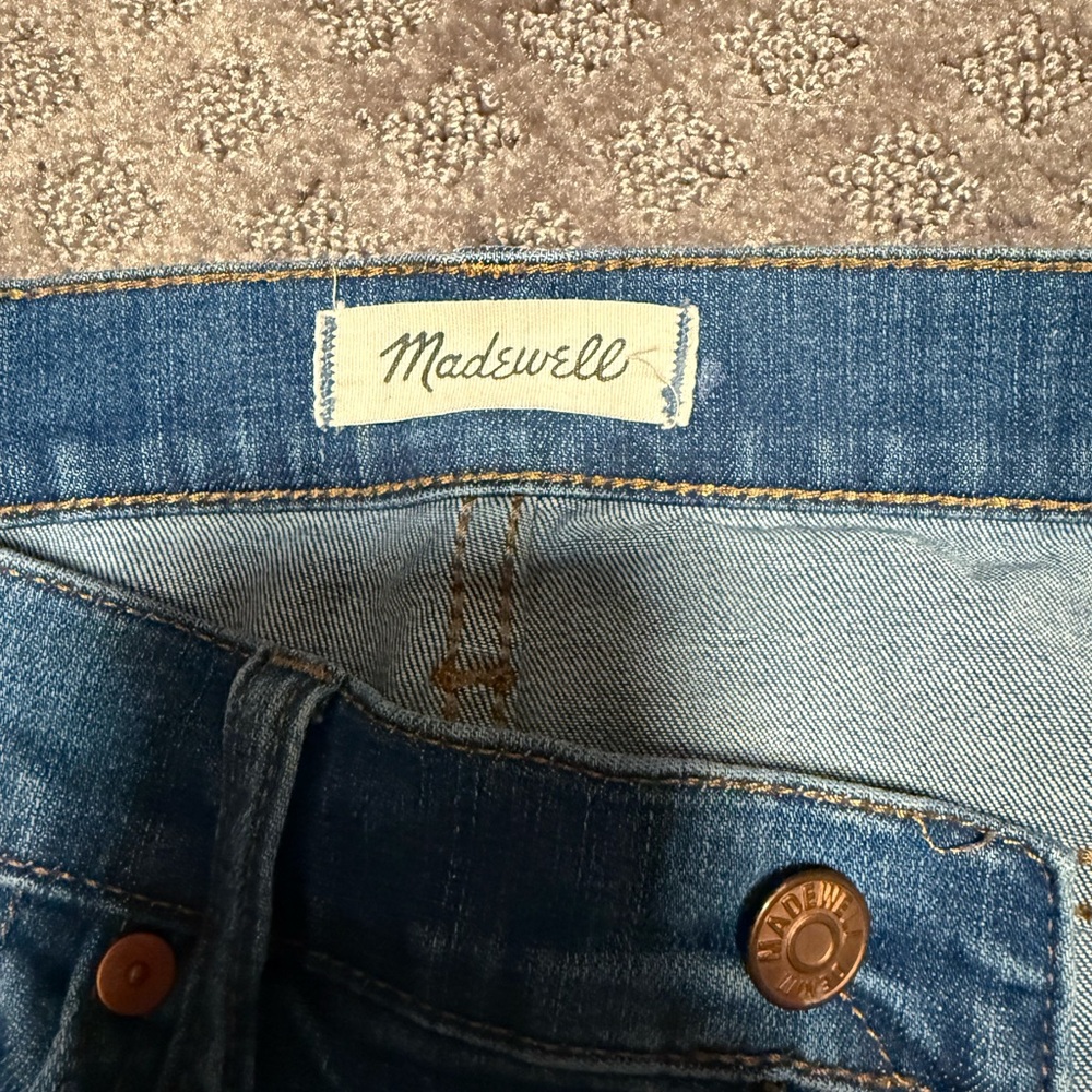 Madewell High-Rise Jeans, split hem cut